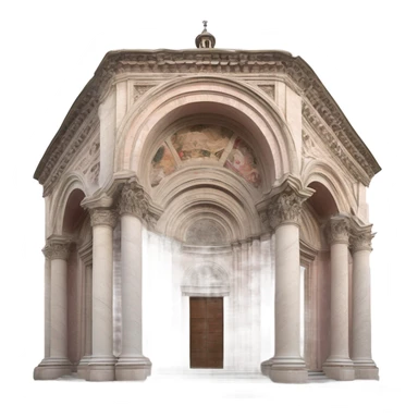 battistero e duomo di parma sticker