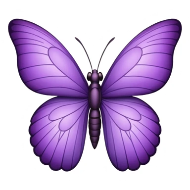 Emoji de mariposa lila sticker