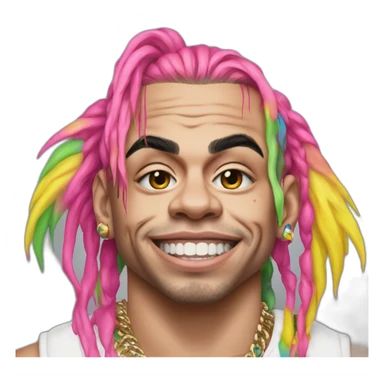  6ix9ine artwork sticker