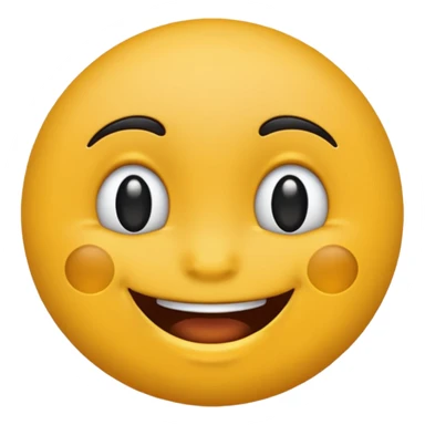 Black and smilying emoji, remove frackles sticker