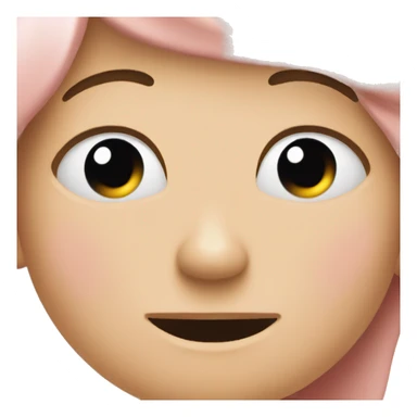 Blushing face emoji coveringhis face sticker