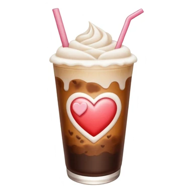 valentines themed iced americano sticker