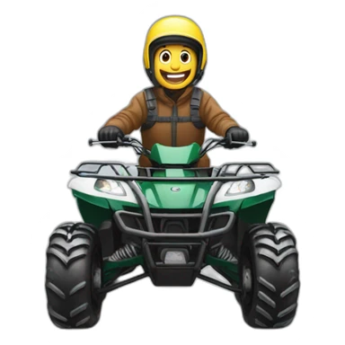 ATV with Snowplow sticker