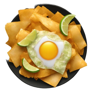Heart eyes on chilaquiles sticker