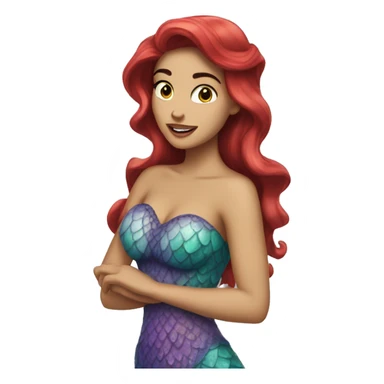 Sirena ariel sticker