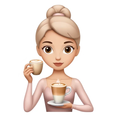 Ballerina cappuccino ￼ sticker