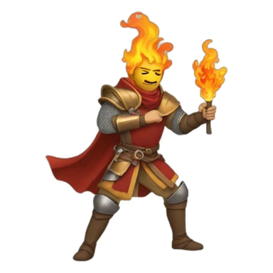 medieval firebreather sticker
