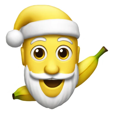 Banana Santa sticker