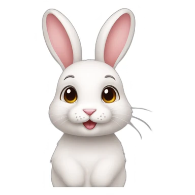 Cute rabbit  sticker