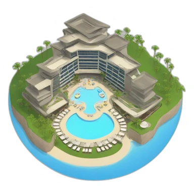 contemporary resort sticker