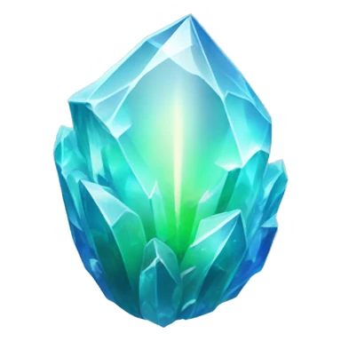 Luminescent Crystal

    Description: A palm-sized crystal emitting a soft, steady light that cycles through hues of blue and green. sticker