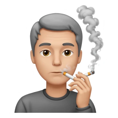 En train de fumer  sticker