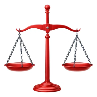 Hanging Balance Scale red sticker