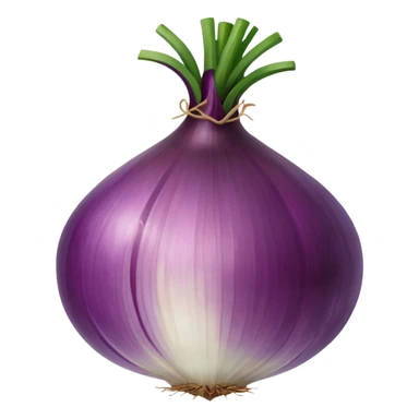 little less dried purple onion single sphere sticker
