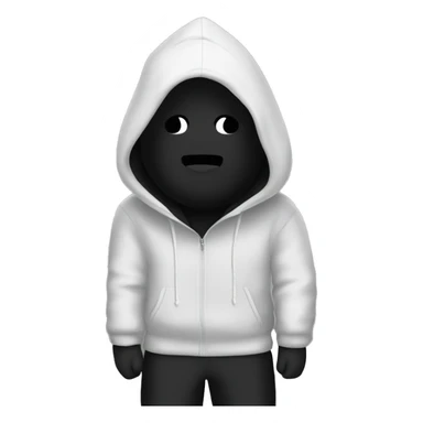 Cagoule noir home mtisse sticker