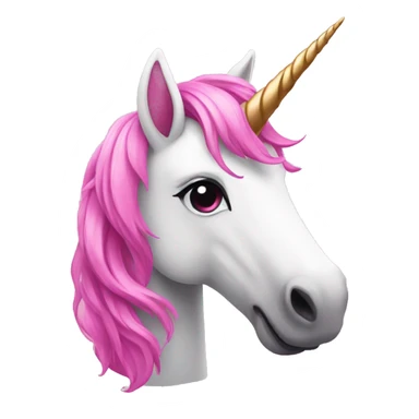 unicorn with pink color sticker