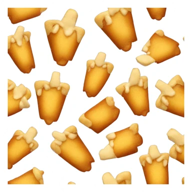 poutine qui mange une poutine sticker