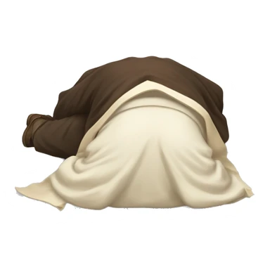 face down Harry Potter robe Person lying down face down sticker