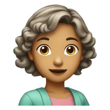 patisier fille sticker