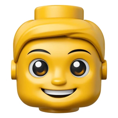 Lego head sticker