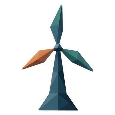 low-poly geometric abstract icon representing Blakeleigh sticker