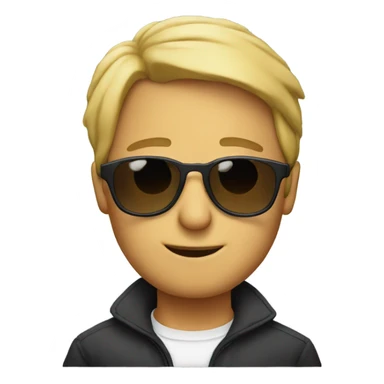 Doug with sunglasses sticker
