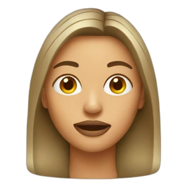 woman with glue in face sticker