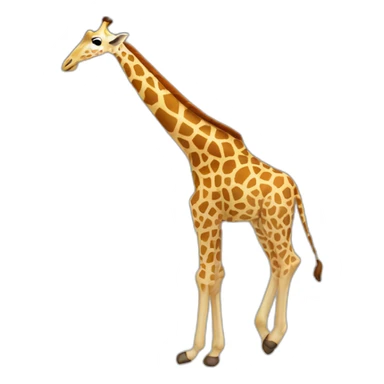giraff doing a dunk sticker