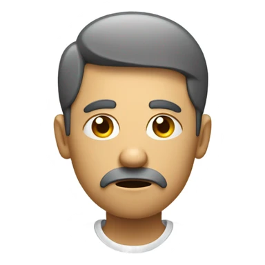 person with doubts reading a paper in their hands sticker