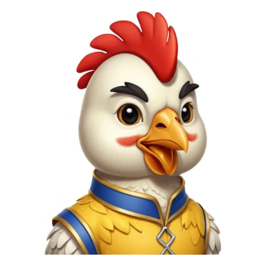 Chicken jockey sticker