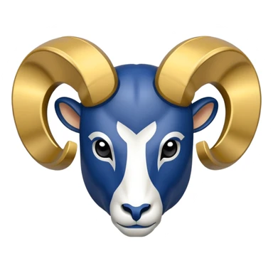 Los Angeles rams nfl logo sticker