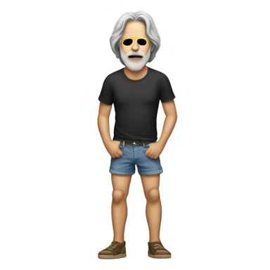 Bob weir in short shorts  sticker