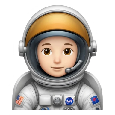 astronaut in space sticker