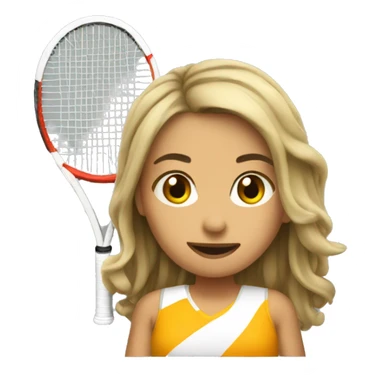 Romina tennis emoji sticker