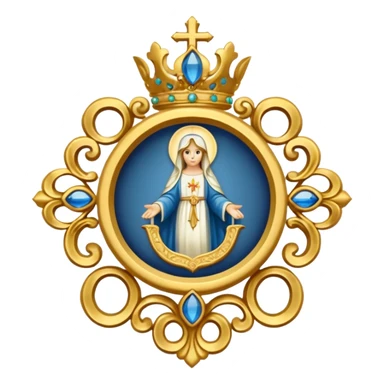 ave maria's emblem  sticker