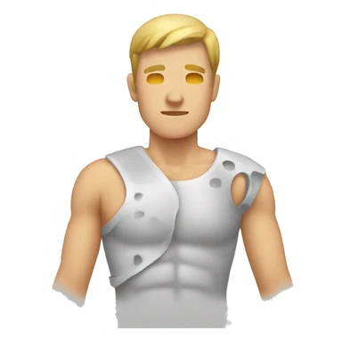 Shoulder fracture sticker