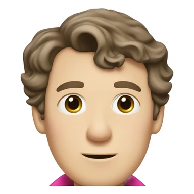 Benedict Cumberbatch-like Sherlock Holmes all in the pink suit  sticker