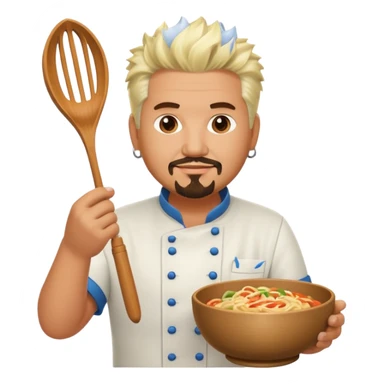 gut fieri chef holding whisk and bowl sticker