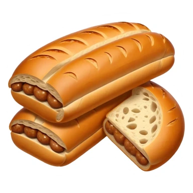 sausage bread sticker