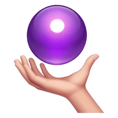 misterious purple item in hand, just hand sticker