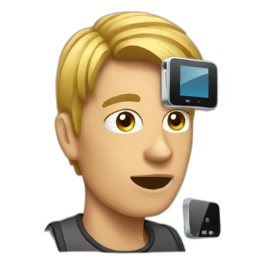 phone addiction sticker