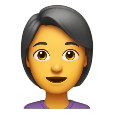 Mam with a fireplace on face sticker