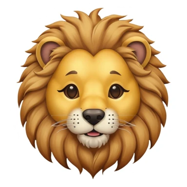 dog with lion mask sticker