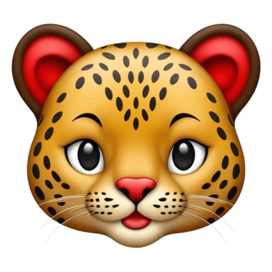  bacio leopardato sticker