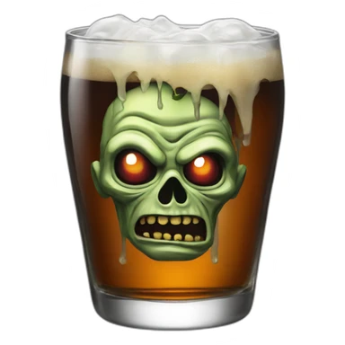 fernet zombie glass sticker