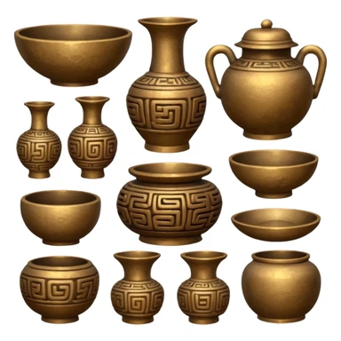 chinese artifcats from bronze age sticker
