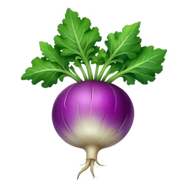 turnip with leaves sticker