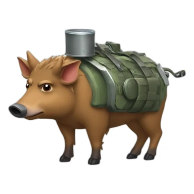 boar as solder sticker