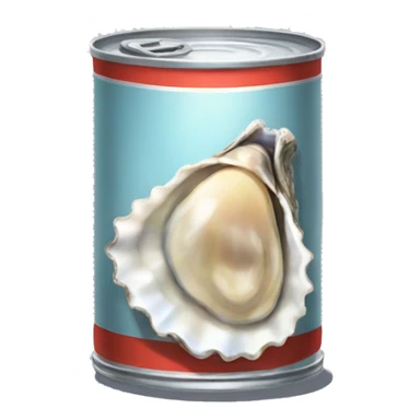 Canned oyster sticker