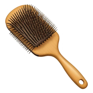 Hair brush sticker
